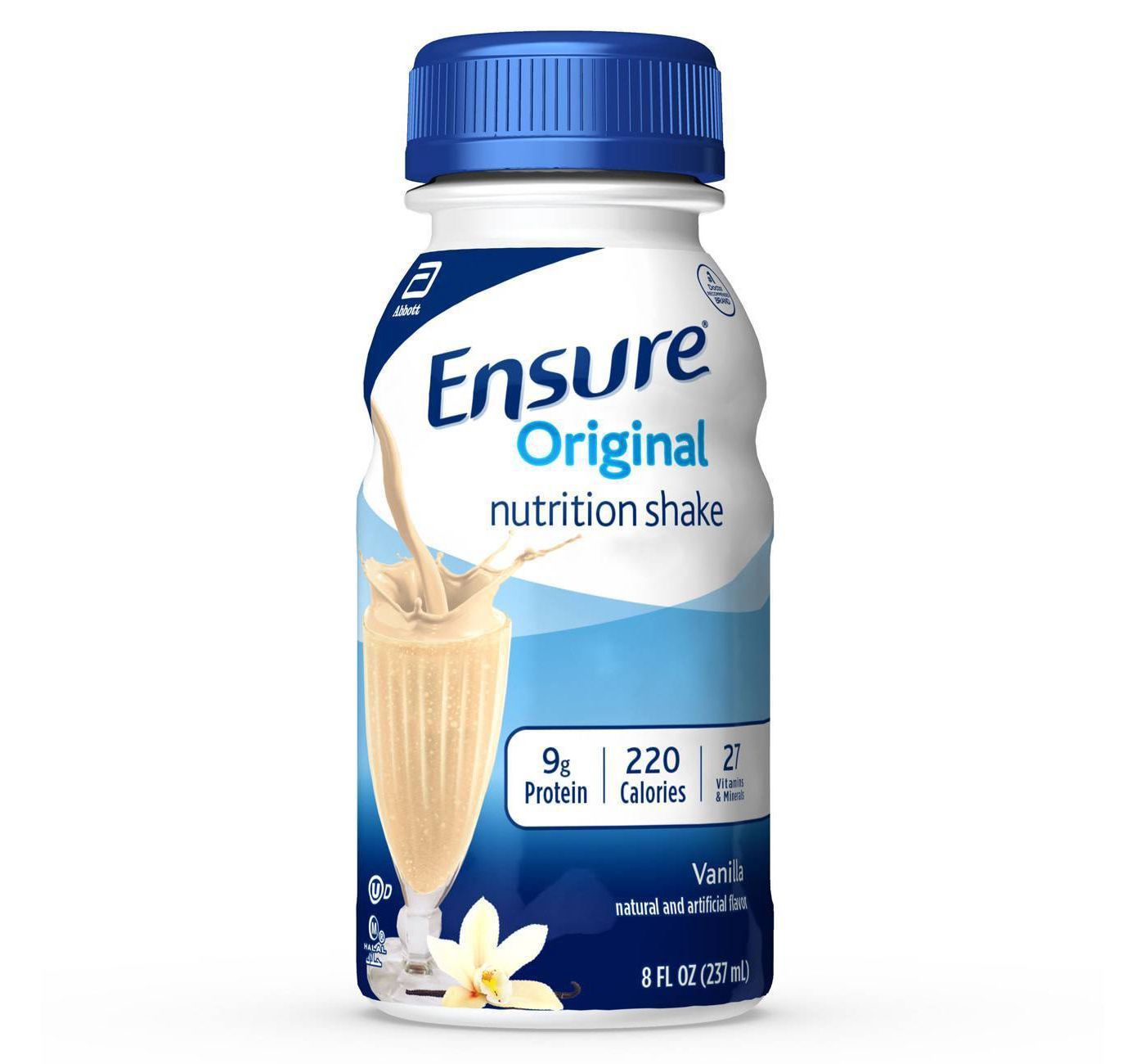 Ensure Original Shake with 9 grams of protein, Vanilla, 8 fl oz