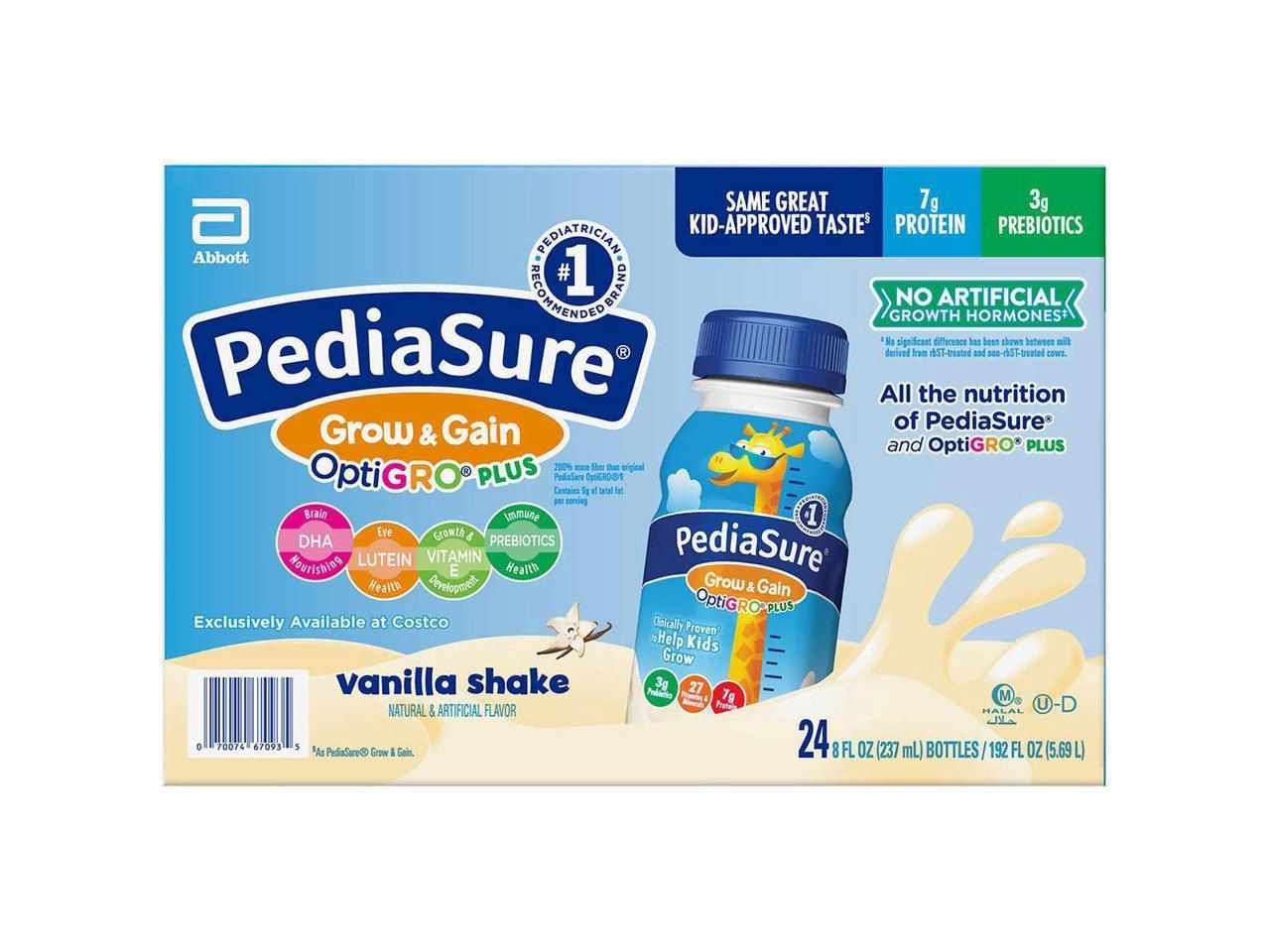 PediaSure OptiGRO Plus Kids Shake 8 fl oz., 24-count