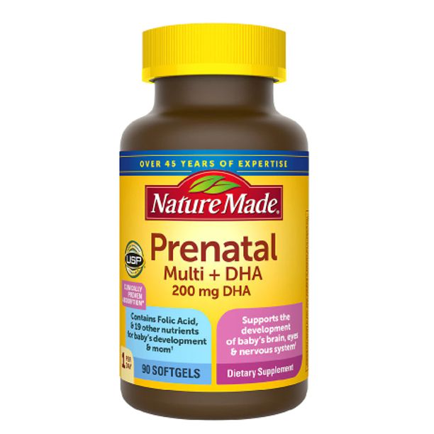 Nature Made Prenatal Multi plus DHA Softgels 90ct