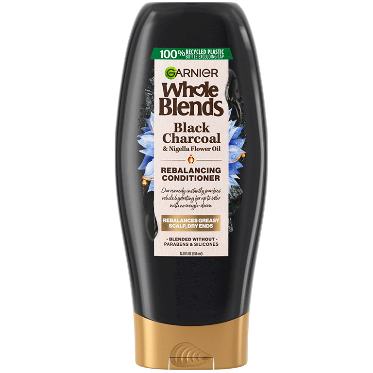 Garnier Whole Blends Rebalancing Conditioner with Black Charcoal 12 fl oz