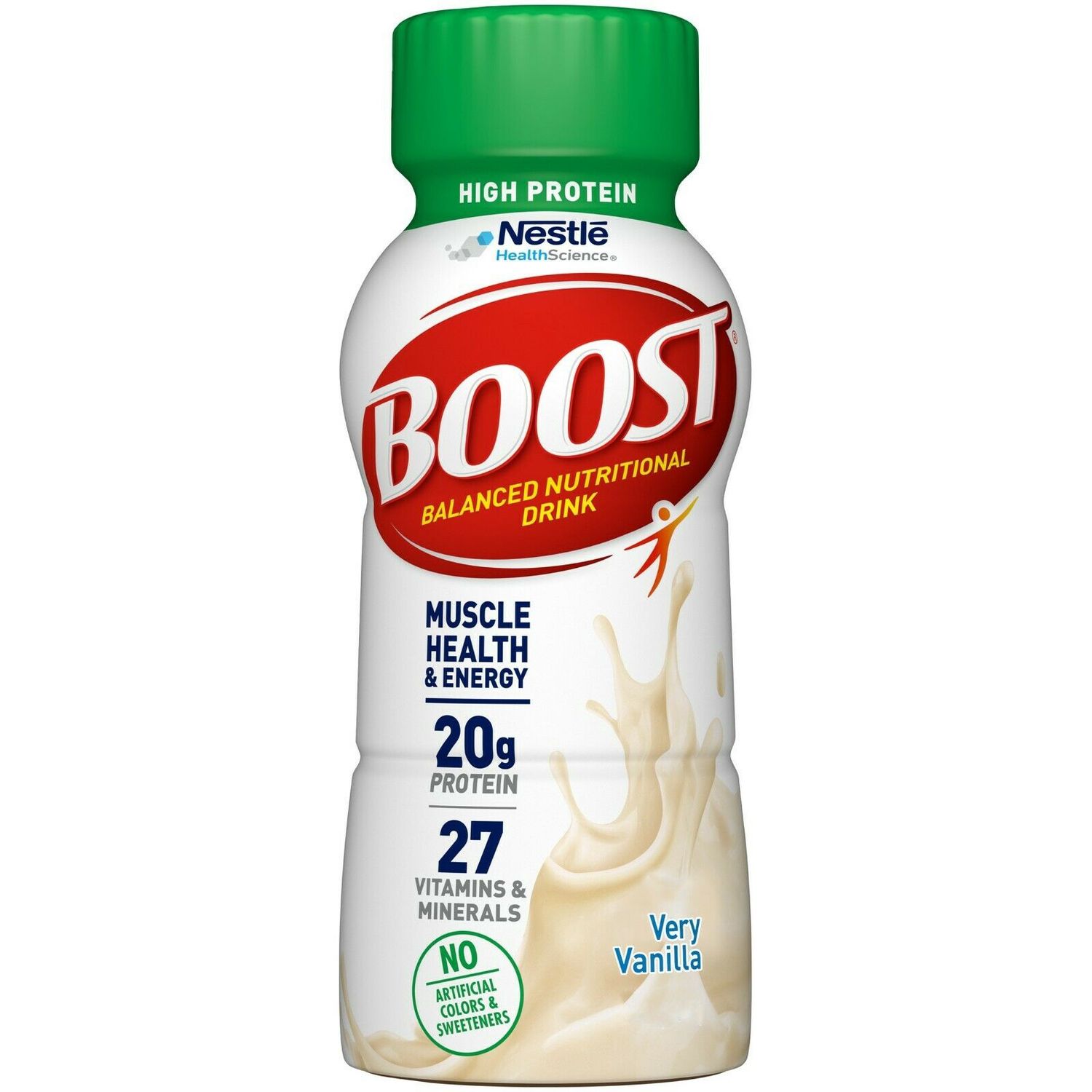 Boost High Protein Vanilla Delight Complete Nutritional Drink, 8 fl oz Bottles,