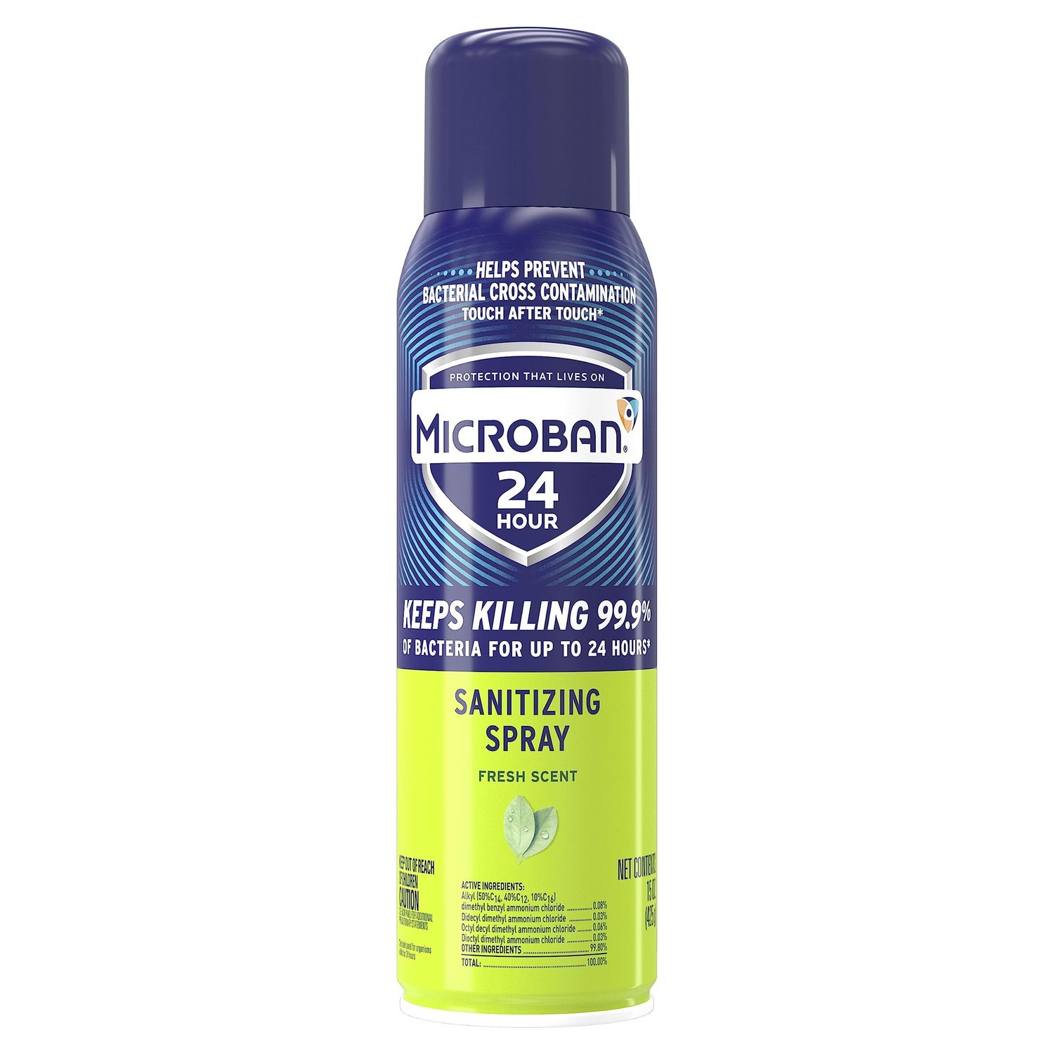 Microban Aerosol Spray Fresh - 15oz