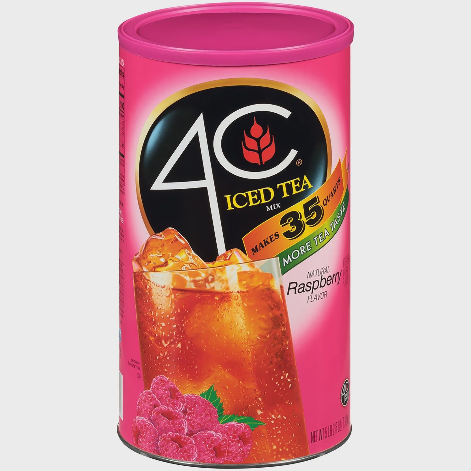 4C Raspberry Iced Tea Mix - makes 35 qt.