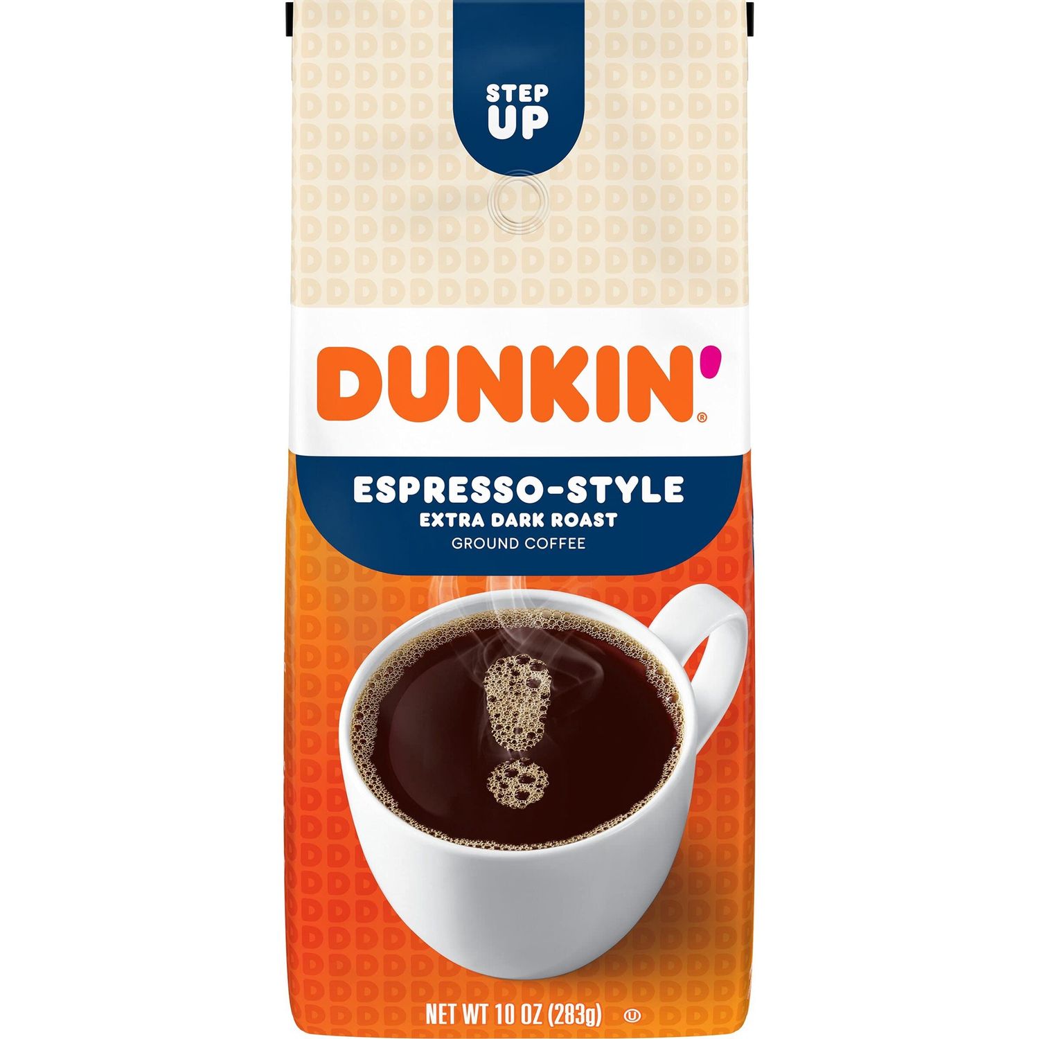 Dunkin&#39; Espresso-Style Extra Dark Roast Ground Coffee, 10 oz