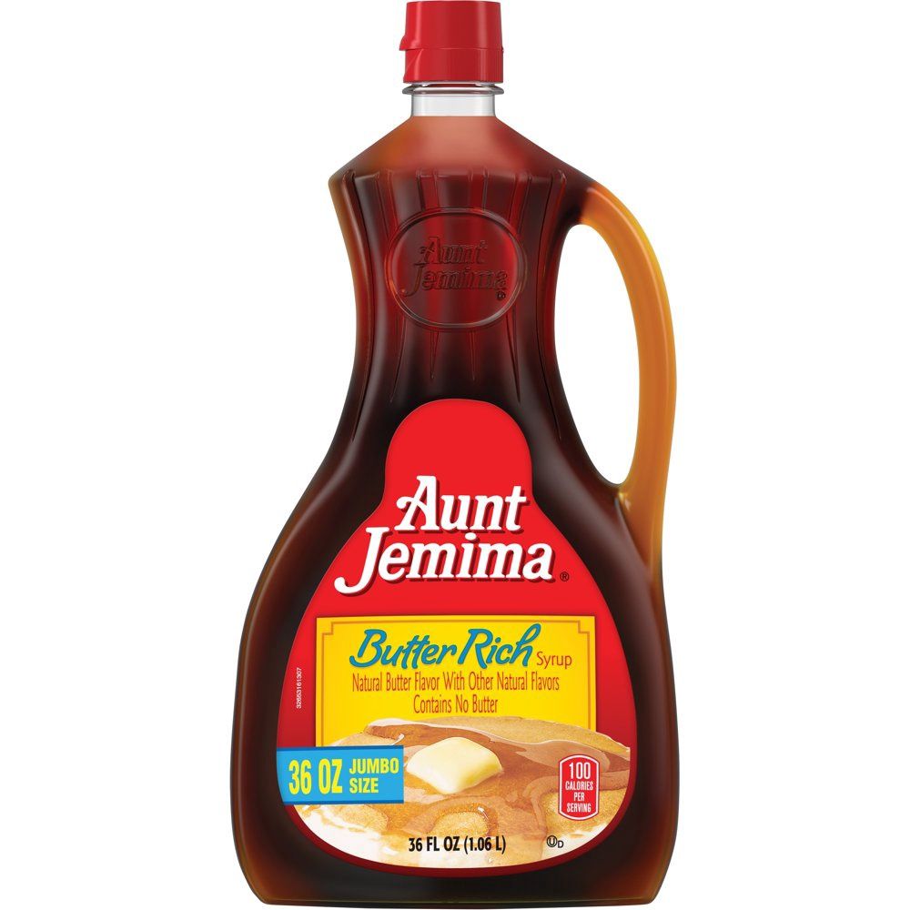 Aunt Jemima Butter Rich Syrup, Jumbo Size, 36 fl oz