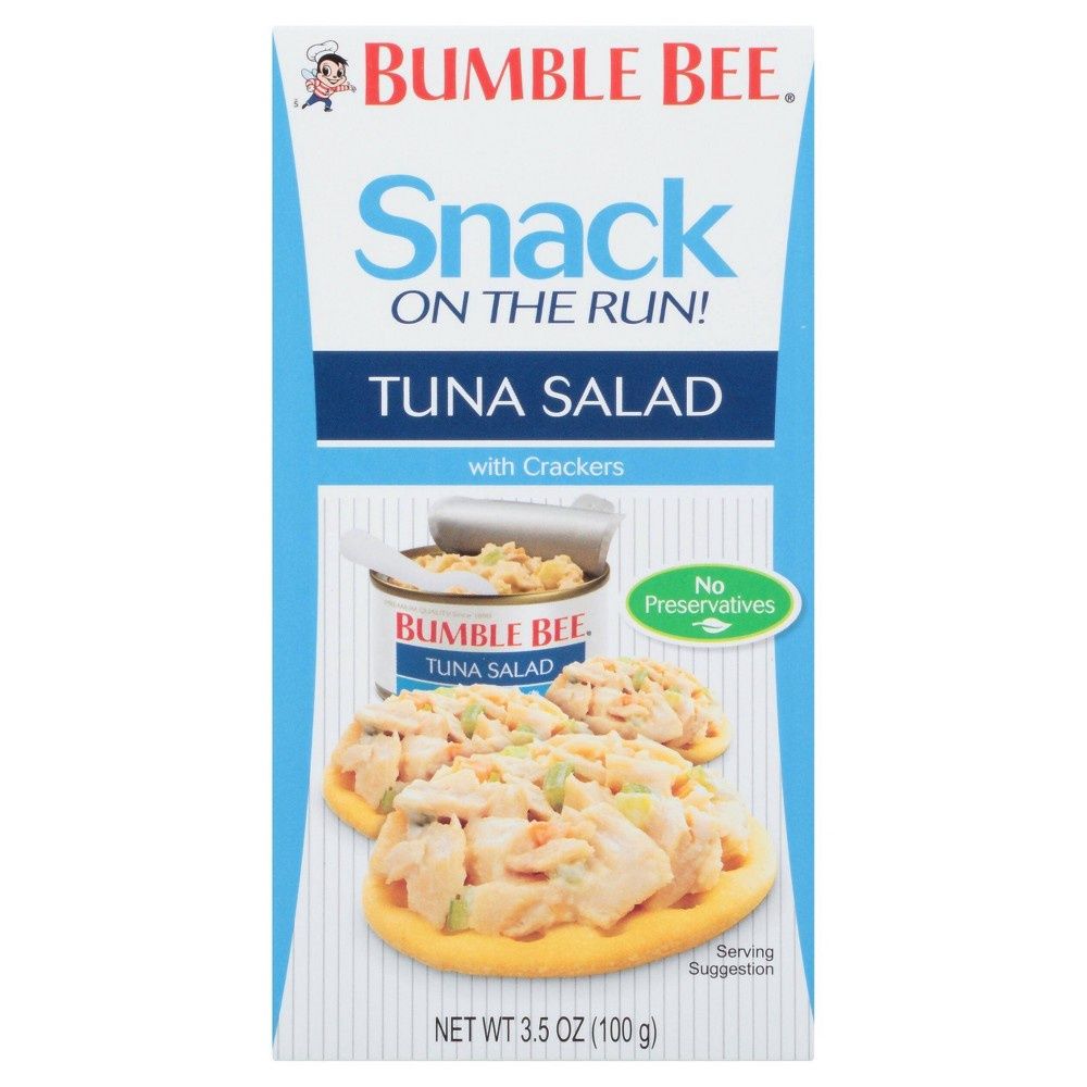 Bumble Bee Snack On The Run! Tuna Salad with Crackers, 3.5 oz Kit
