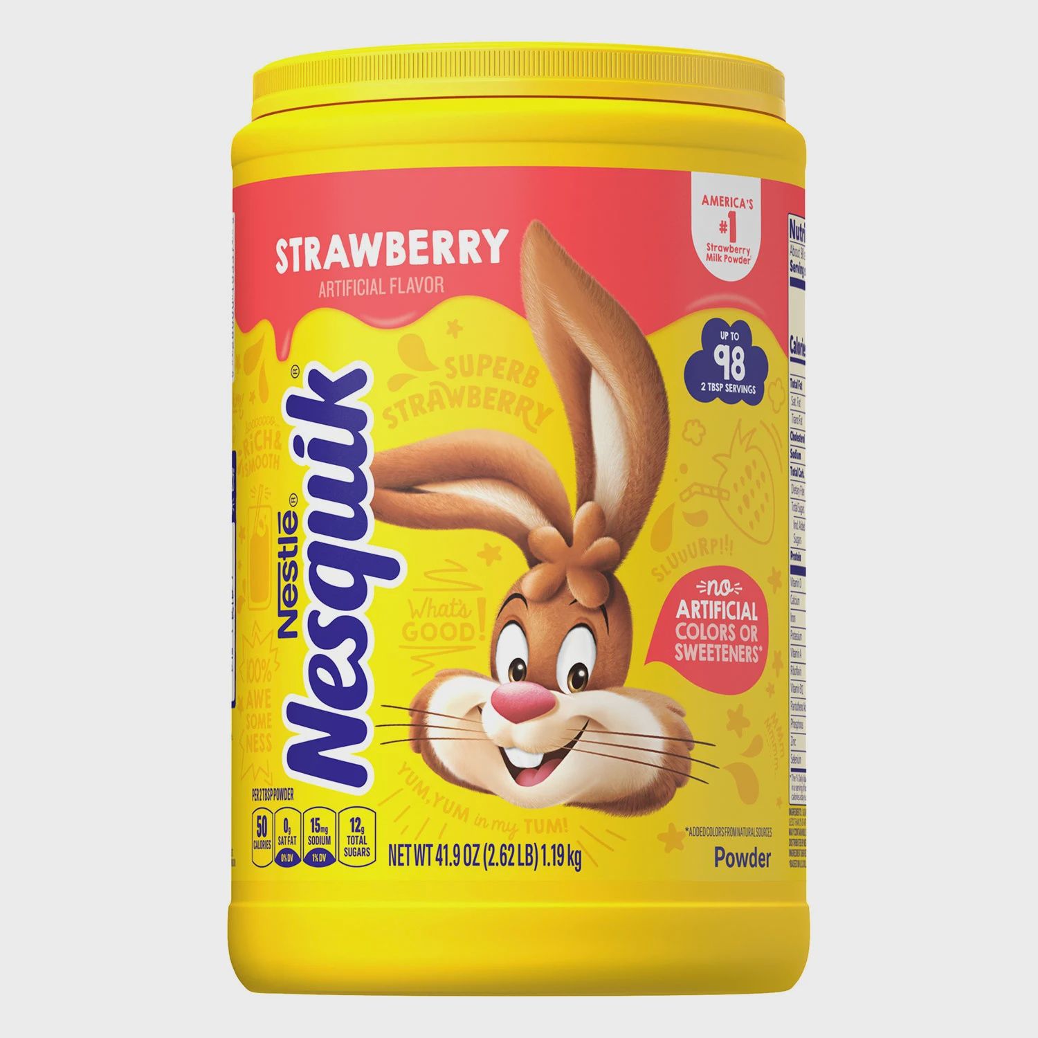 Nesquik Strawberry Powder Drink Mix 41.9 oz