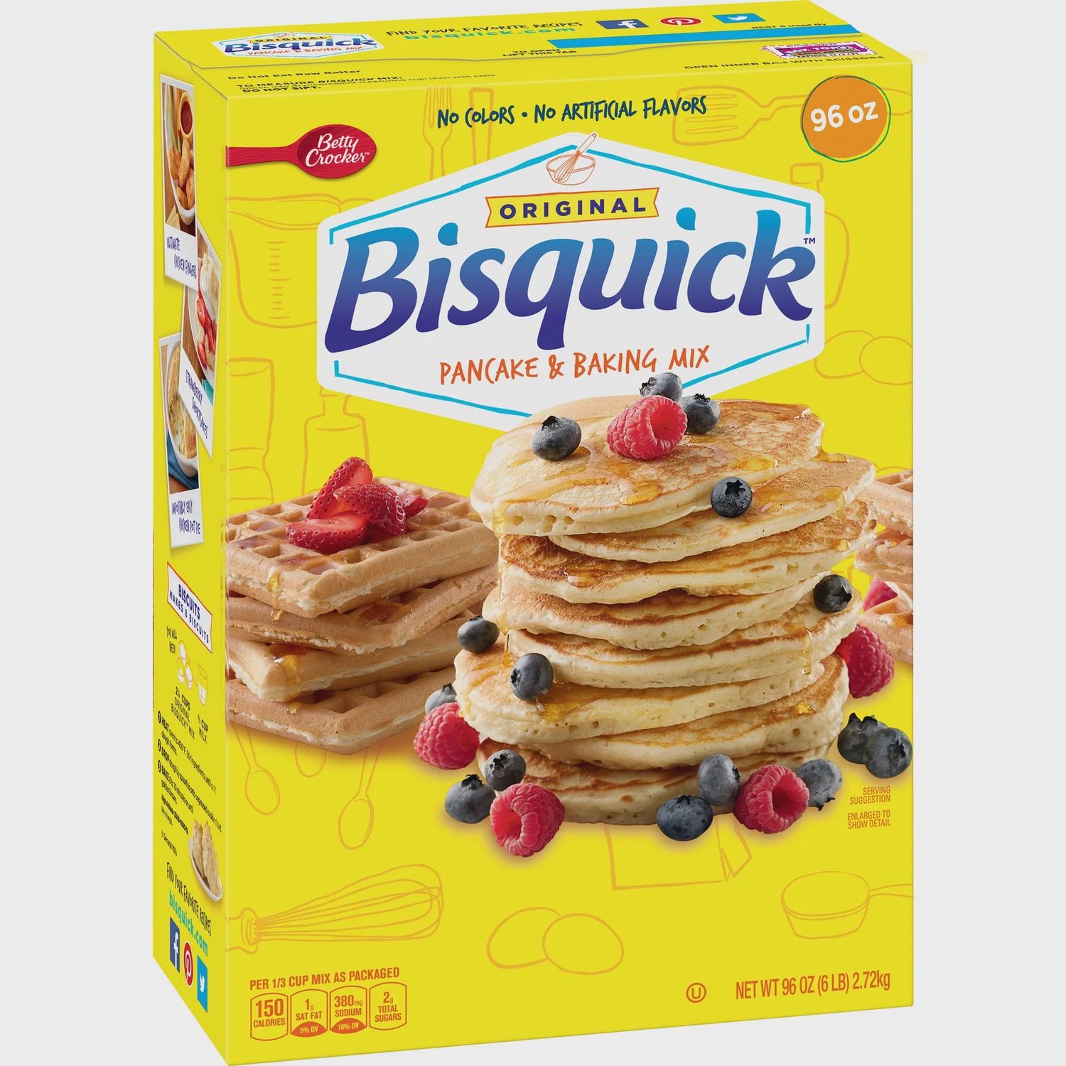 Betty Crocker Bisquick All Purpose Pancake &amp; Baking Mix 96 oz.