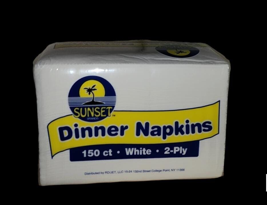 Sunset premium beverage 2-ply napkins 500ct