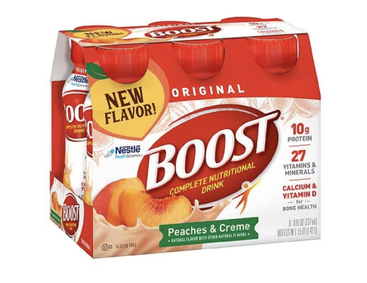 Boost Original Complete Nutritional Drink - 8.0 fl oz x 6 pack