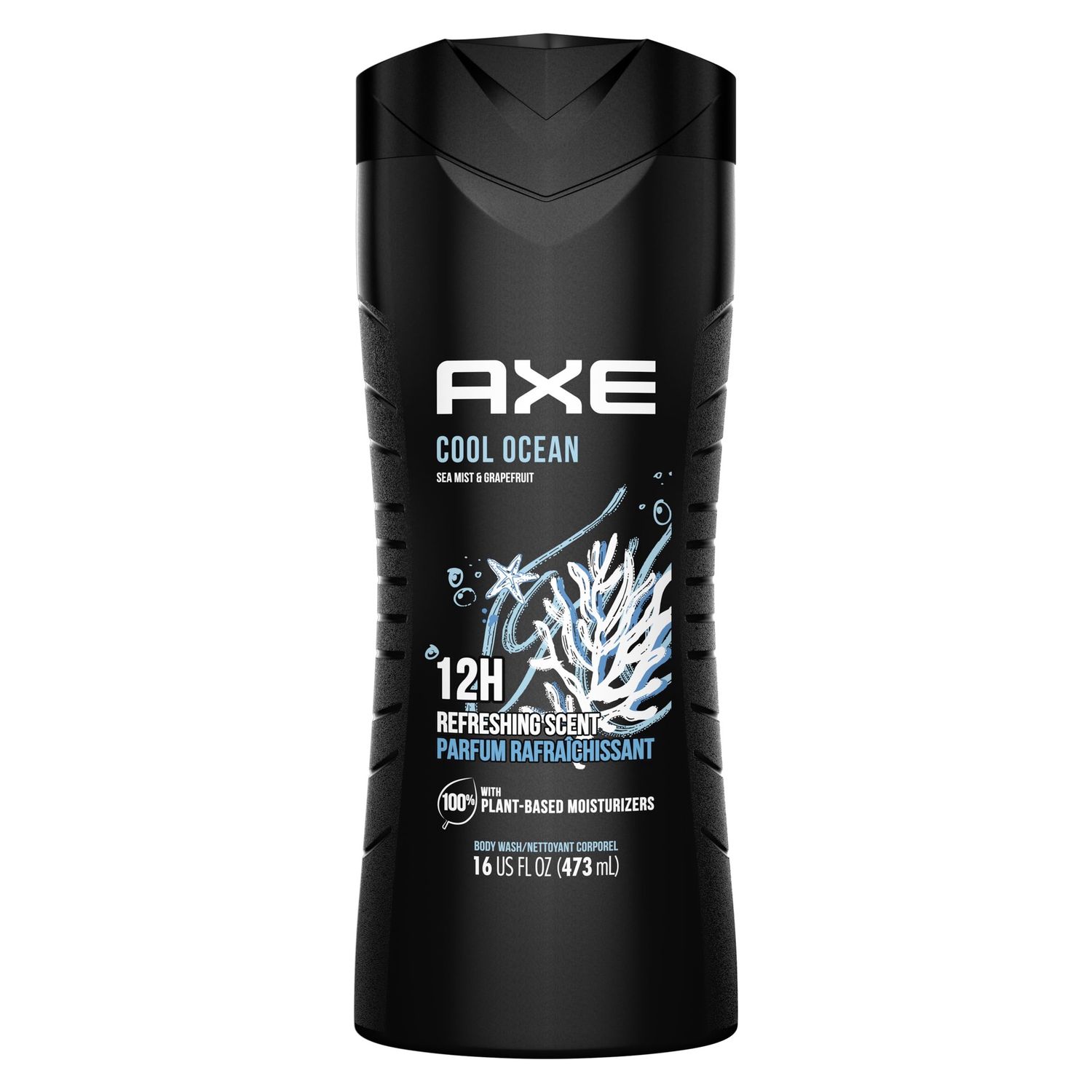 AXE Cool Ocean Body Wash For Men, 16 oz