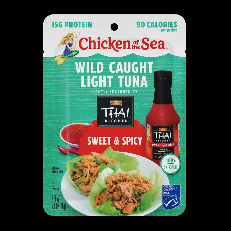 Chicken Of The Sea Wild Caught Light Tuna Sweet &amp; Spicy 70g