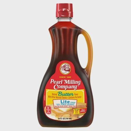 Pearl Milling Company Lite Syrup Natural Butter Flavor 24 Fl Oz