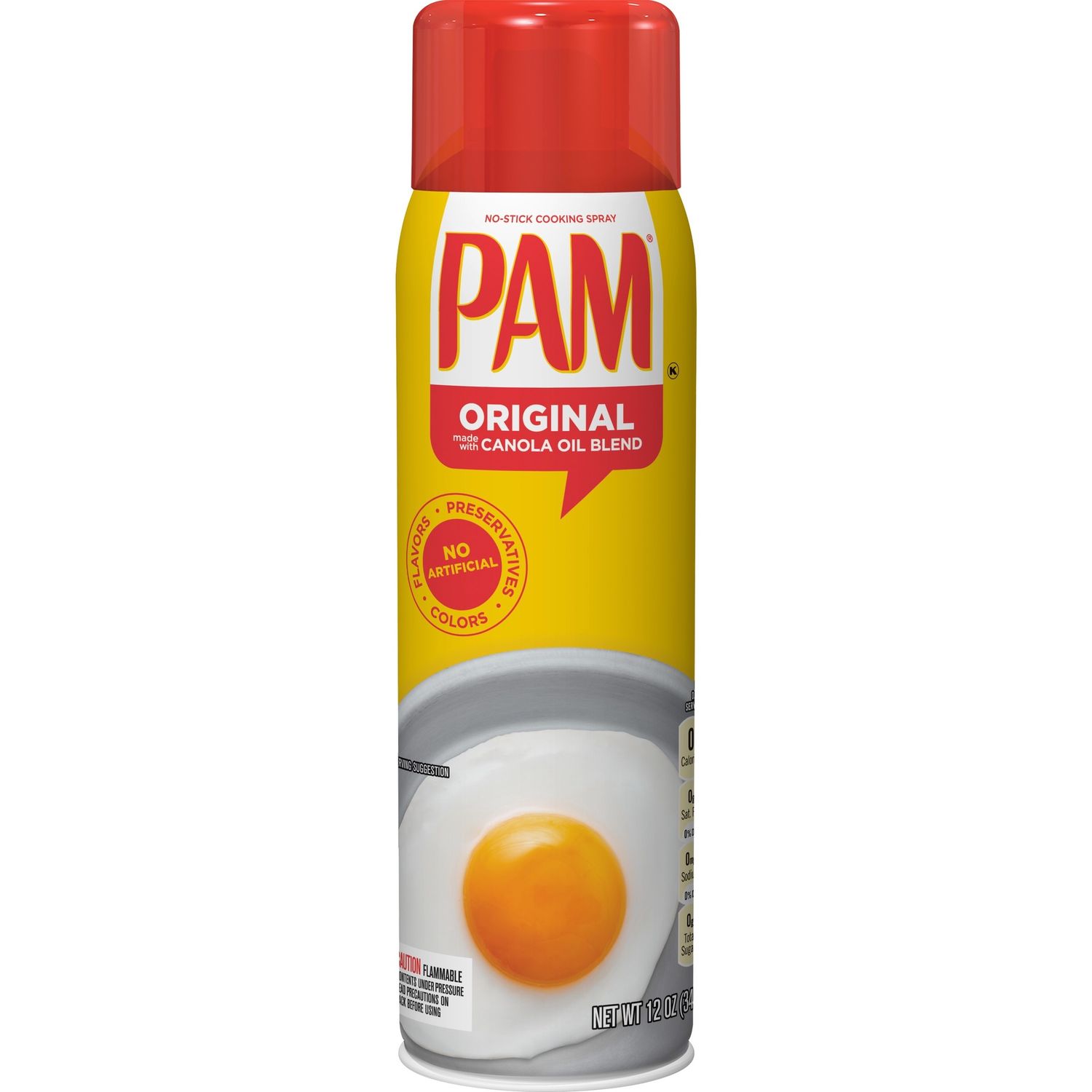 Pam Cooking Spray No-stick Original Canoloa Oil Blend 340g - Larger Size