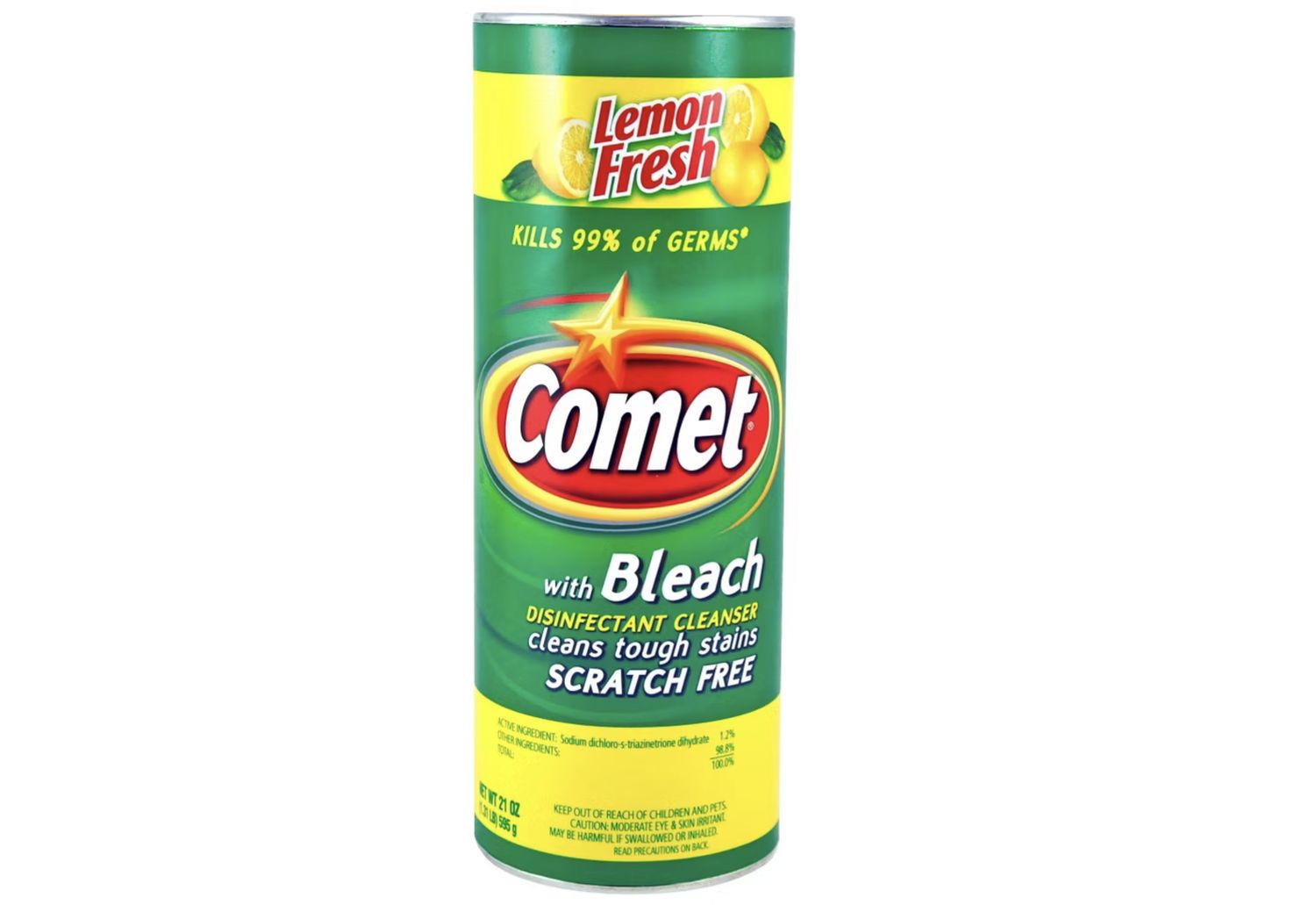 Comet Lemon Fresh Powder Cleanser with Bleach 21 Oz.