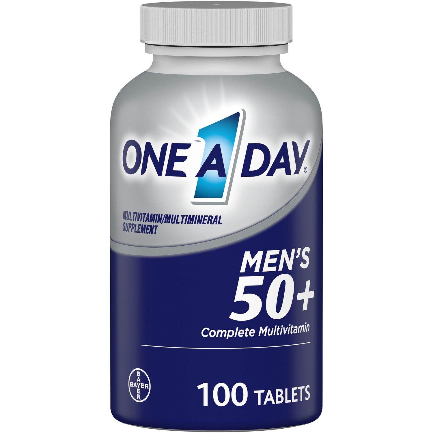One A Day Men's 50+ Multivitamin Tablets - 100 Count