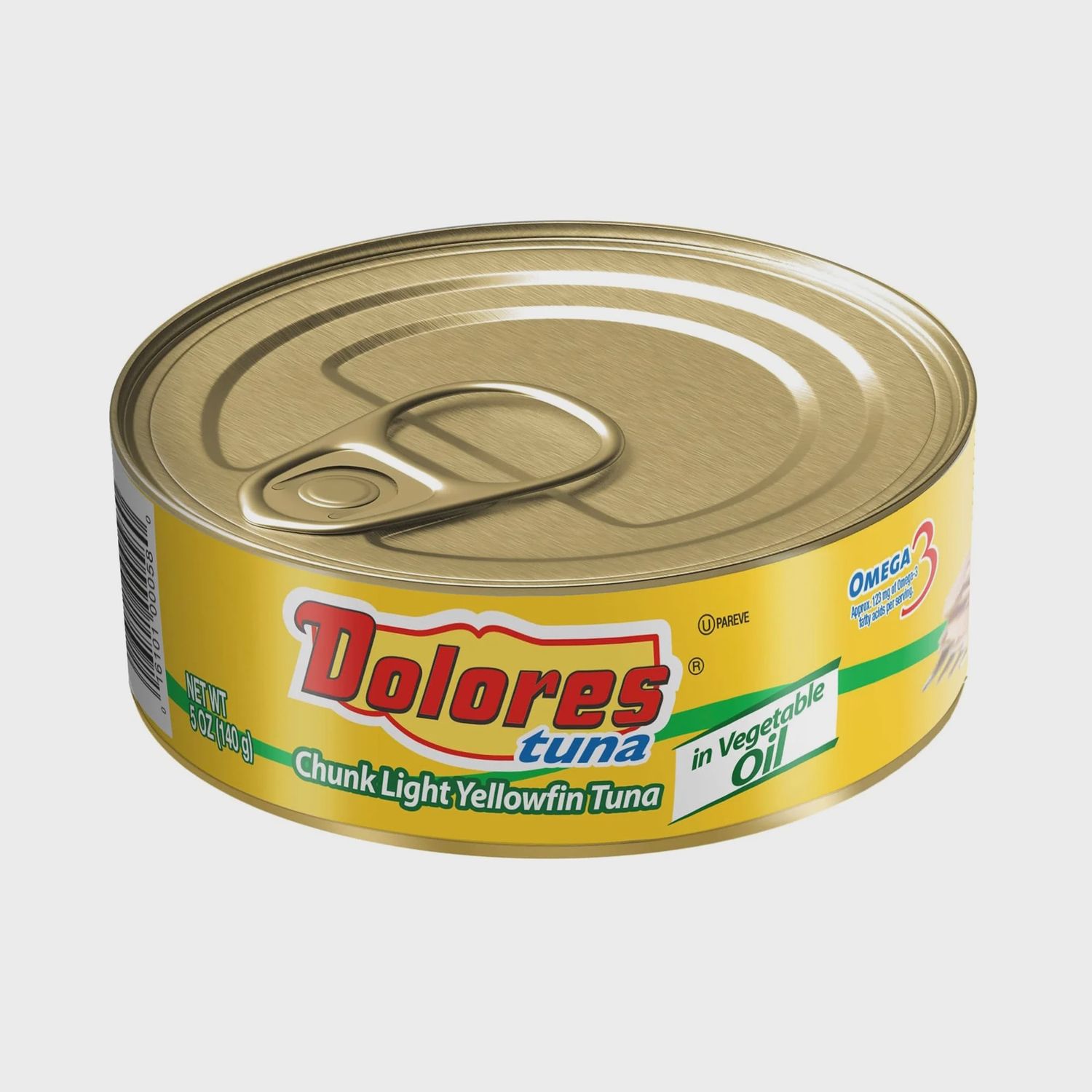 Dolores Tuna Chunk Light Yellowfin Tuna in Vegetable Oil 5 oz Can