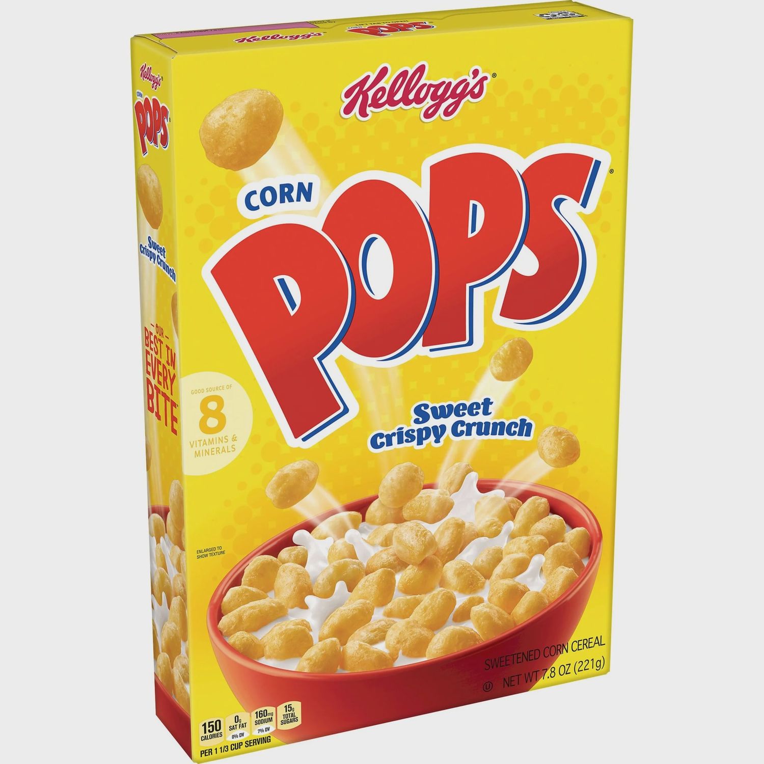 Corn Pops Cold Breakfast Cereal 7.8 oz