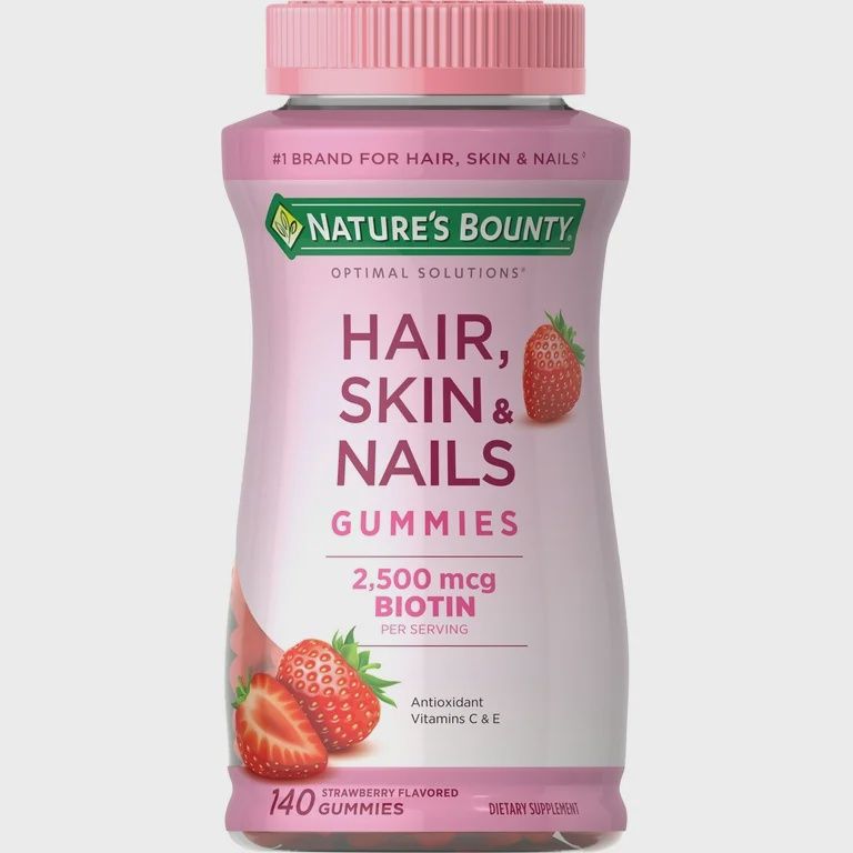 Nature's Bounty Hair, Skin &amp; Nails with Biotin Gummies, 140 ct