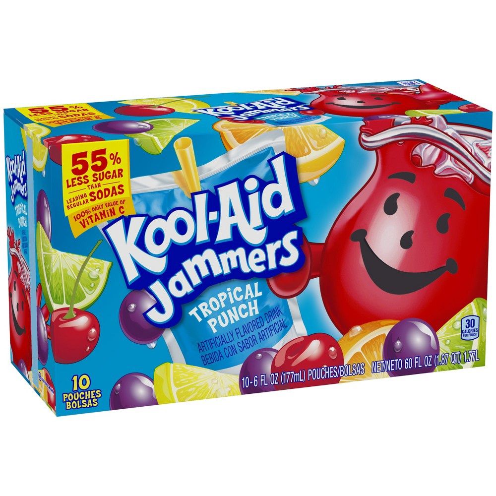 Kool-Aid Jammers Tropical Punch Juice Drinks