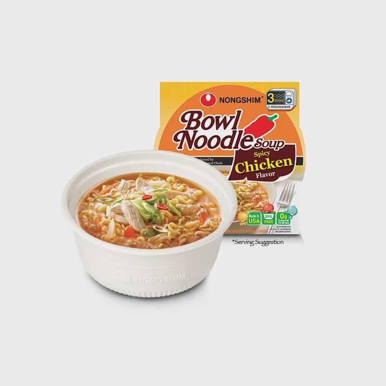 Nong Shim Spicy Chicken Flavor Noodle Soup 3.03oz