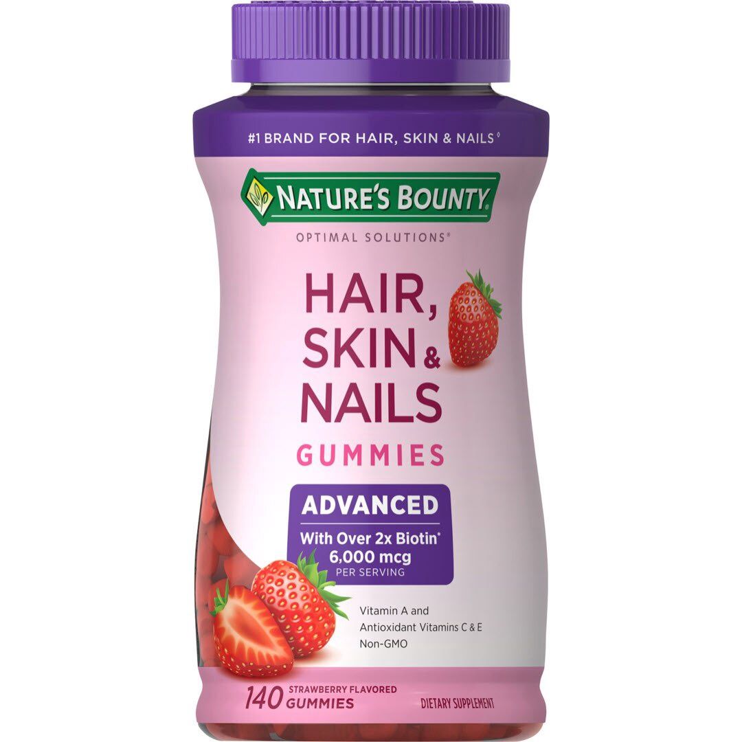 Natures Bounty Nature's Bounty Advanced Hair Skin &amp; Nails Gummies, 140 ct