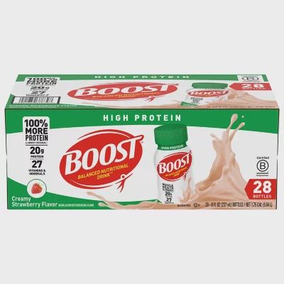 BOOST HIGH PROTEIN strawberry 8 fl. oz pack of 28 ct
