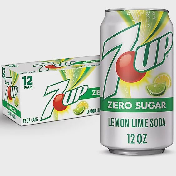 7UP Lemon Lime Zero Sugar Can 12oz