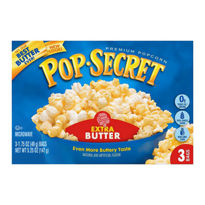 POP SECRET EXTRA BUTTER 5.25 OZ