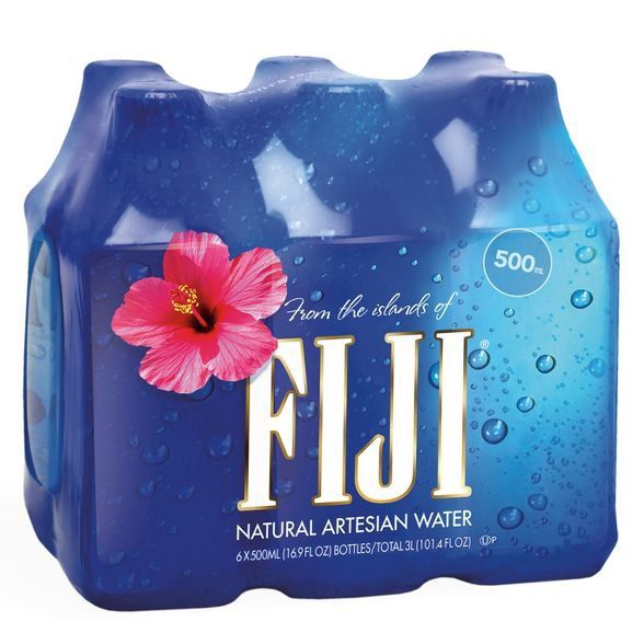 FIJI Natural Artesian Water - 6pk/16.9 fl oz Bottles