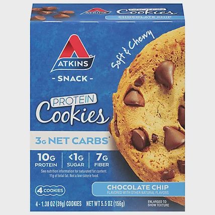 Atkins Chocolate Chip Protein Cookie 1.38 oz