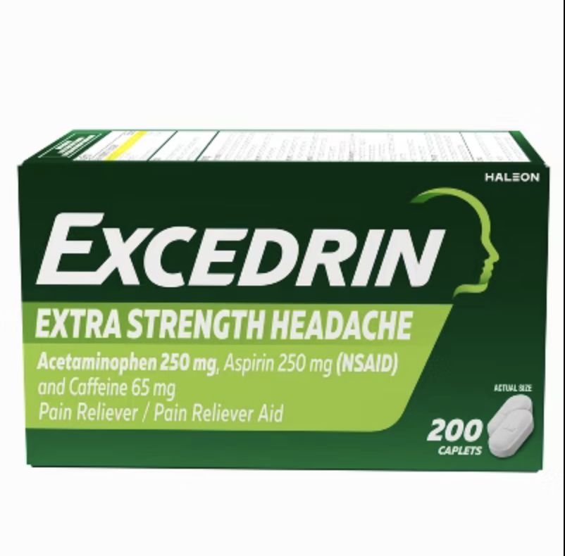 Excedrin Extra Strength Pain Reliever 200 Caplets