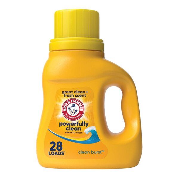 Arm &amp; Hammer Liquid Laundry Detergent, Clean Burst 28 oz