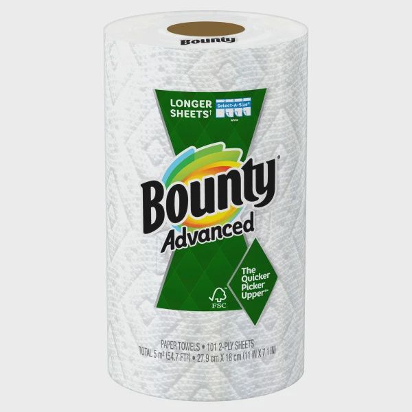 Bounty Advanced Paper Towels, 101 2-Ply Sheets 1 ct