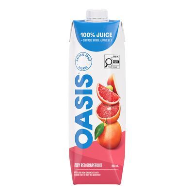 Oasis Ruby Red Grapefruit Juice 960 mL/32oz
