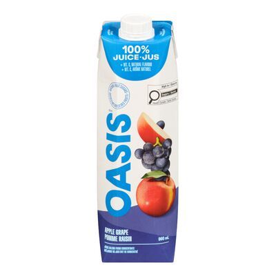 Oasis Apple Grape Juice 32oz
