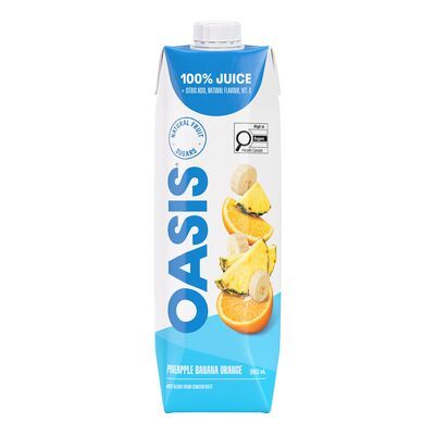 Oasis Pineapple Banana Orange Juice, 960Ml/32oz