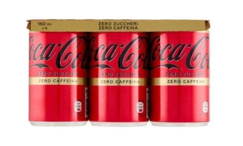 Coca-Cola ZERO SENZA  CAFFEINA 24 MINI-LATTINE 15 CL