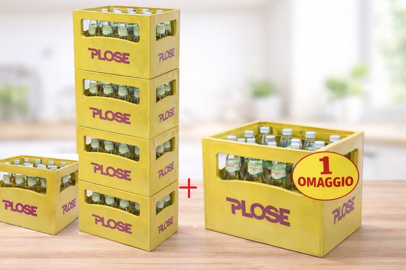 5 casse da 12 bottiglie  +1 cassa Plose   FRIZZANTE