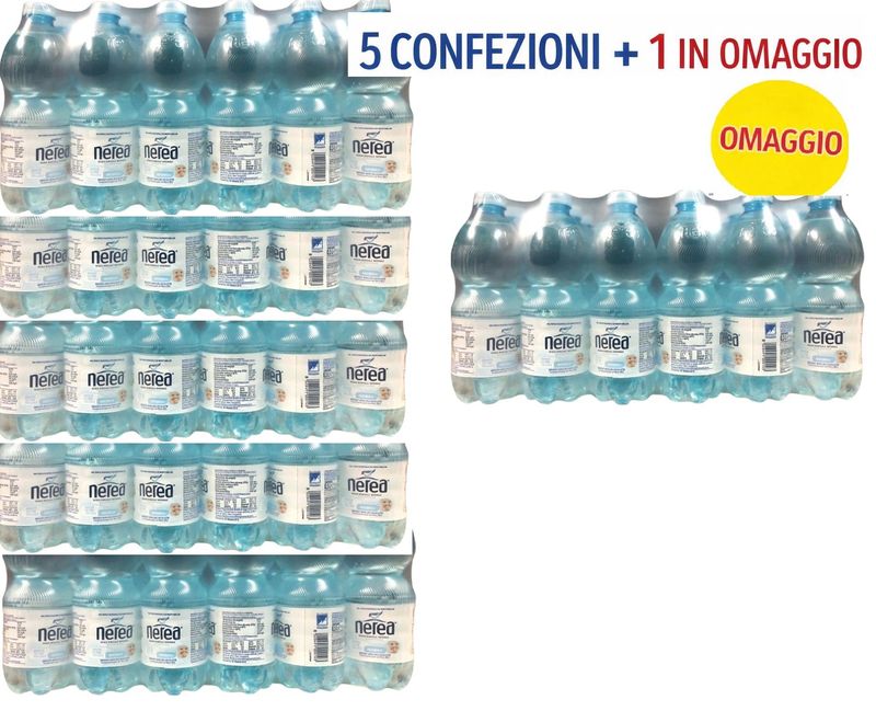 MEZZO LITRO - Nerea  - NATURALE -24 bottigliette 5+1