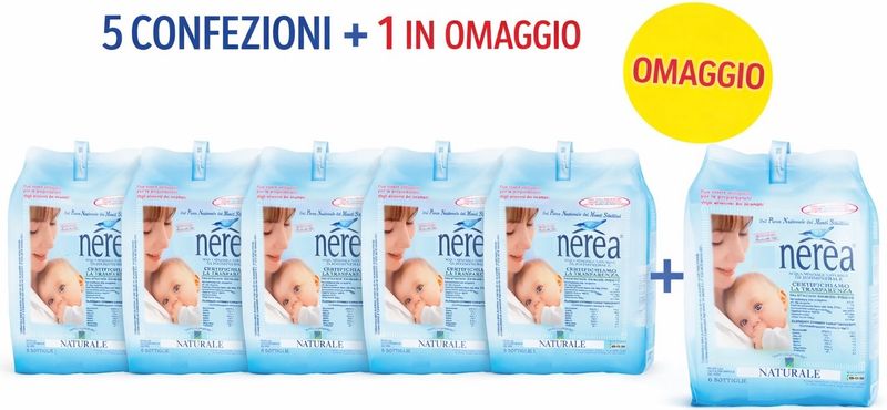 Nerea 1 L  NATURALE- 6 bottiglie 5+1
