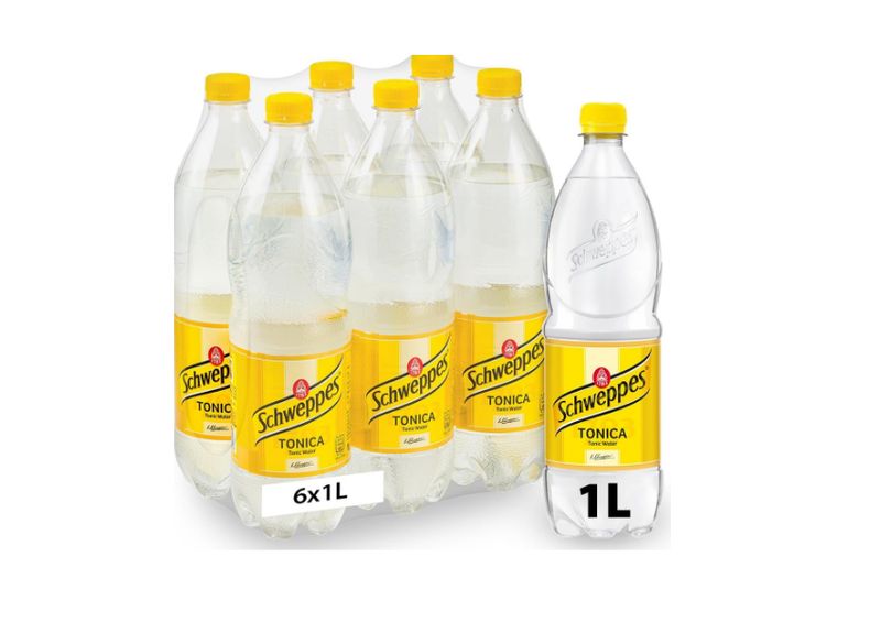 Schweppes - 6 bottiglie da 1 litro