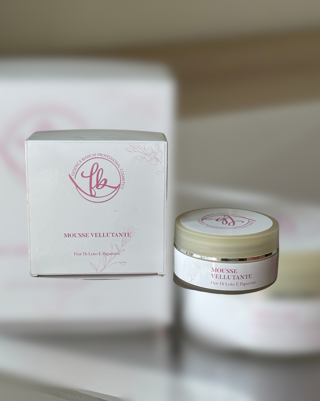 Mousse Vellutante Fior di loto e Papavero