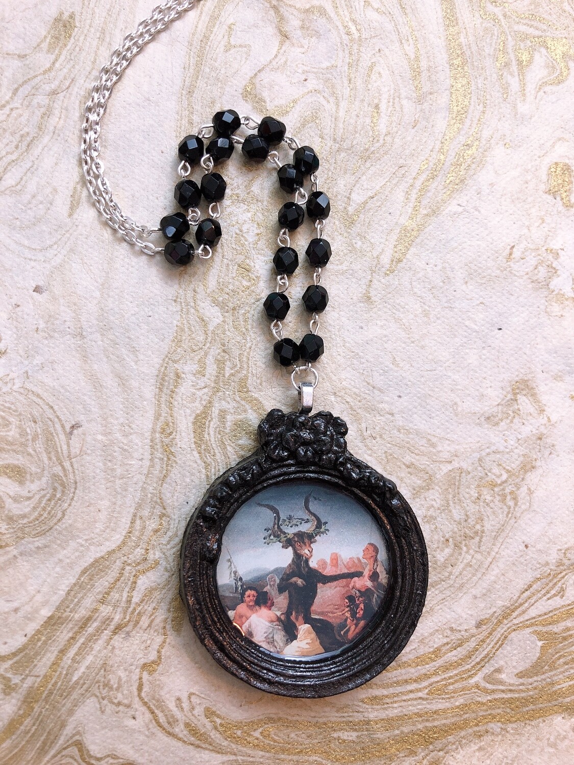 frame necklace (sabbath)