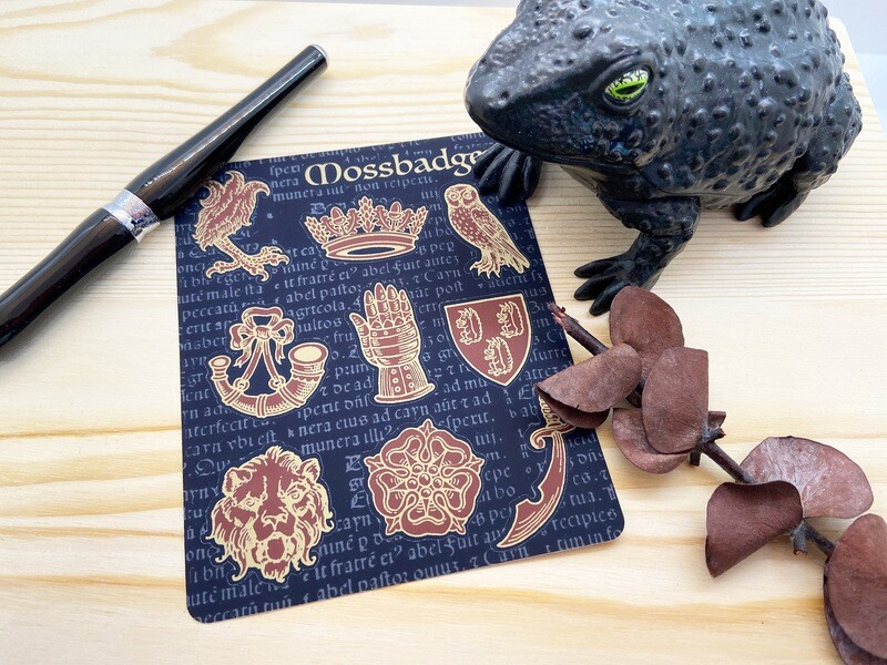 sticker sheet - heraldry