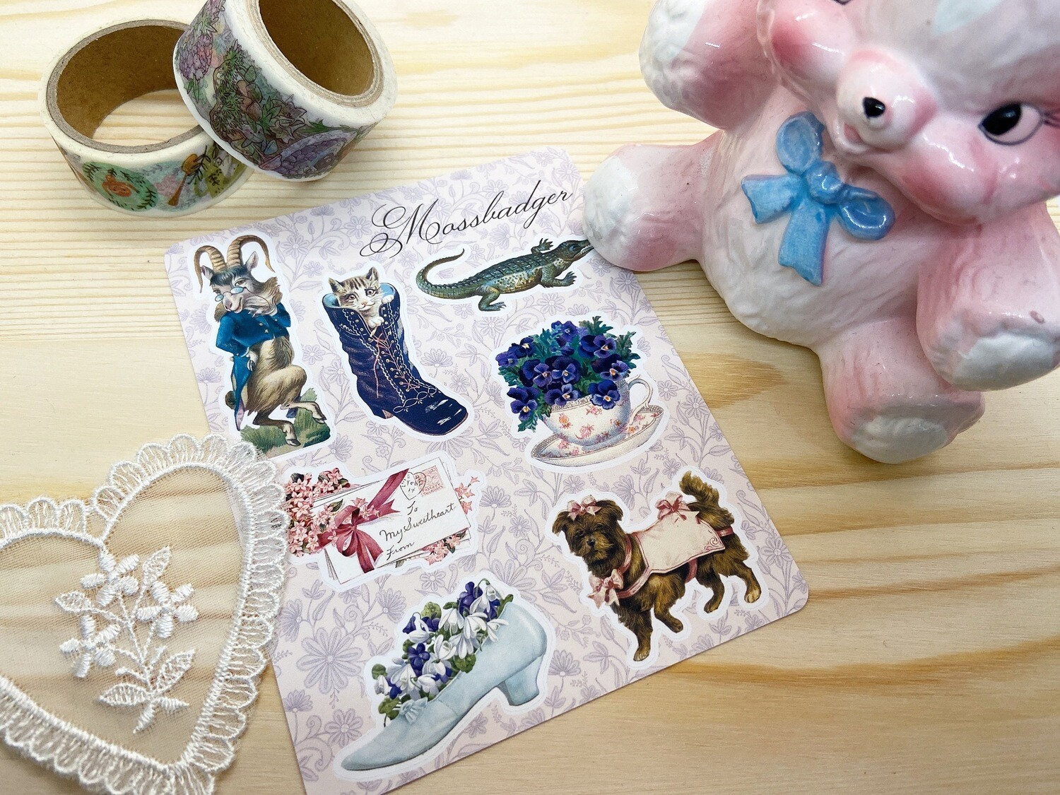 sticker sheet - victorian scrapbook