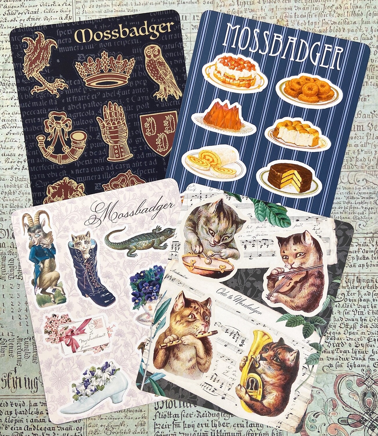 sticker pack - set of 4