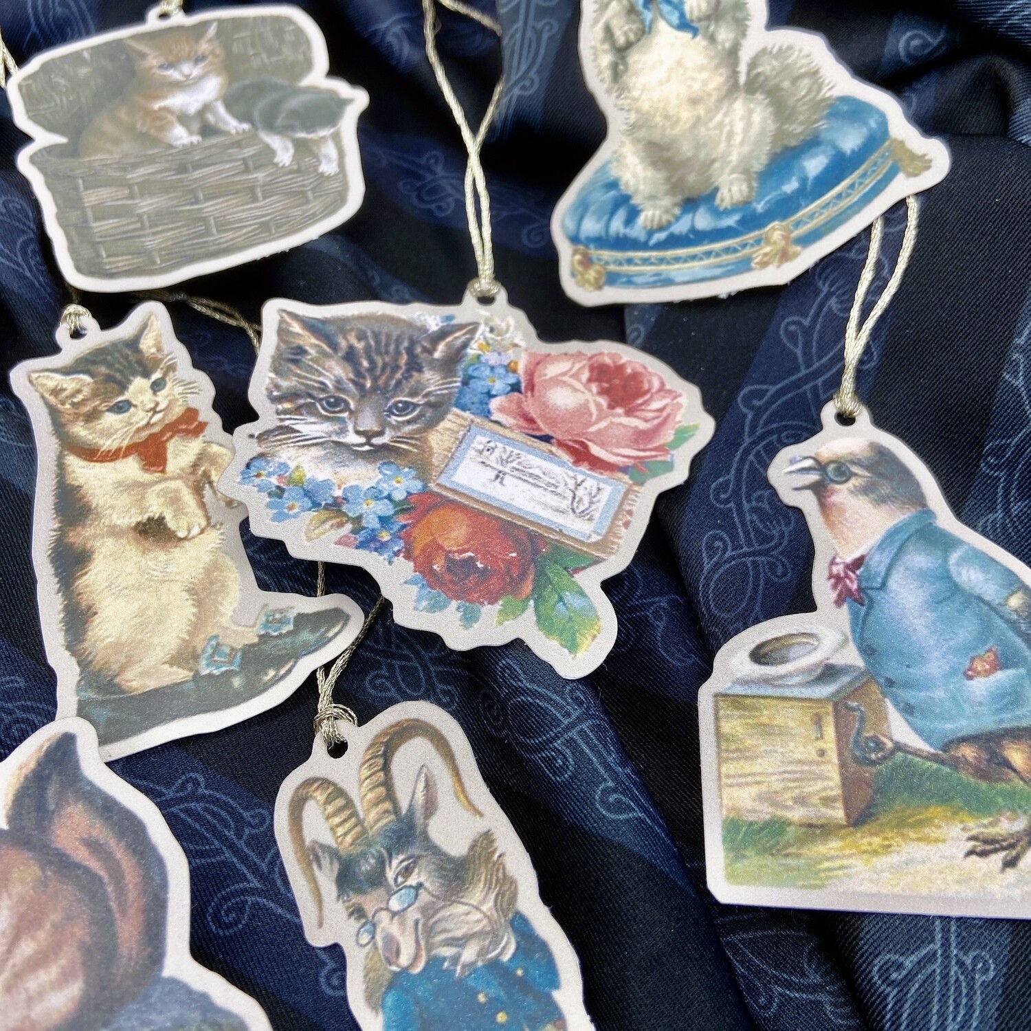 victorian scrapbook gift tags