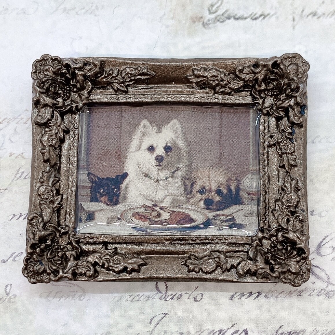 frame brooch (dog's dinner)