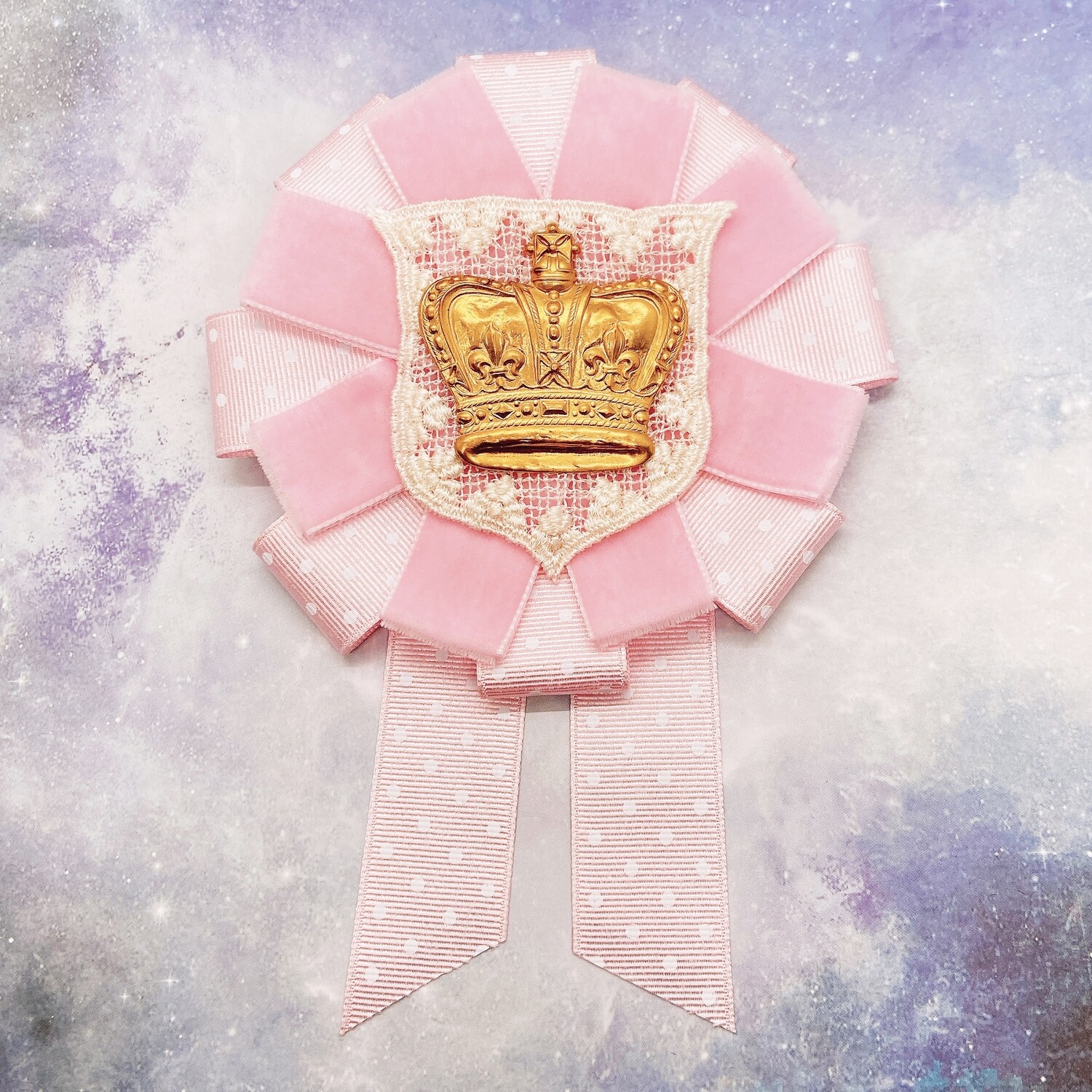 princess crown rosette